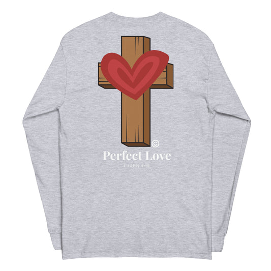 Perfect Love Dark-Colored Men’s Long Sleeve Shirt