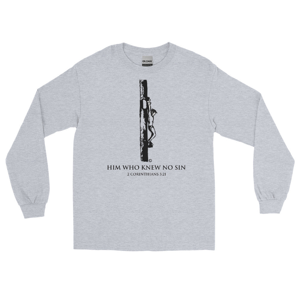 Him Who Knew No Sin Men’s Long Sleeve Shirt