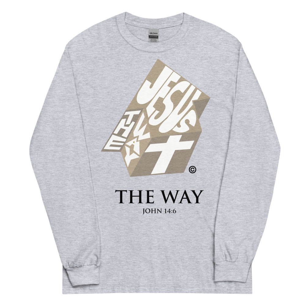 The Way Dark-Colored Men’s Long Sleeve Shirt