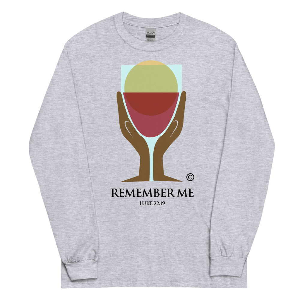 Remember Me Dark-Colored Men’s Long Sleeve Shirt