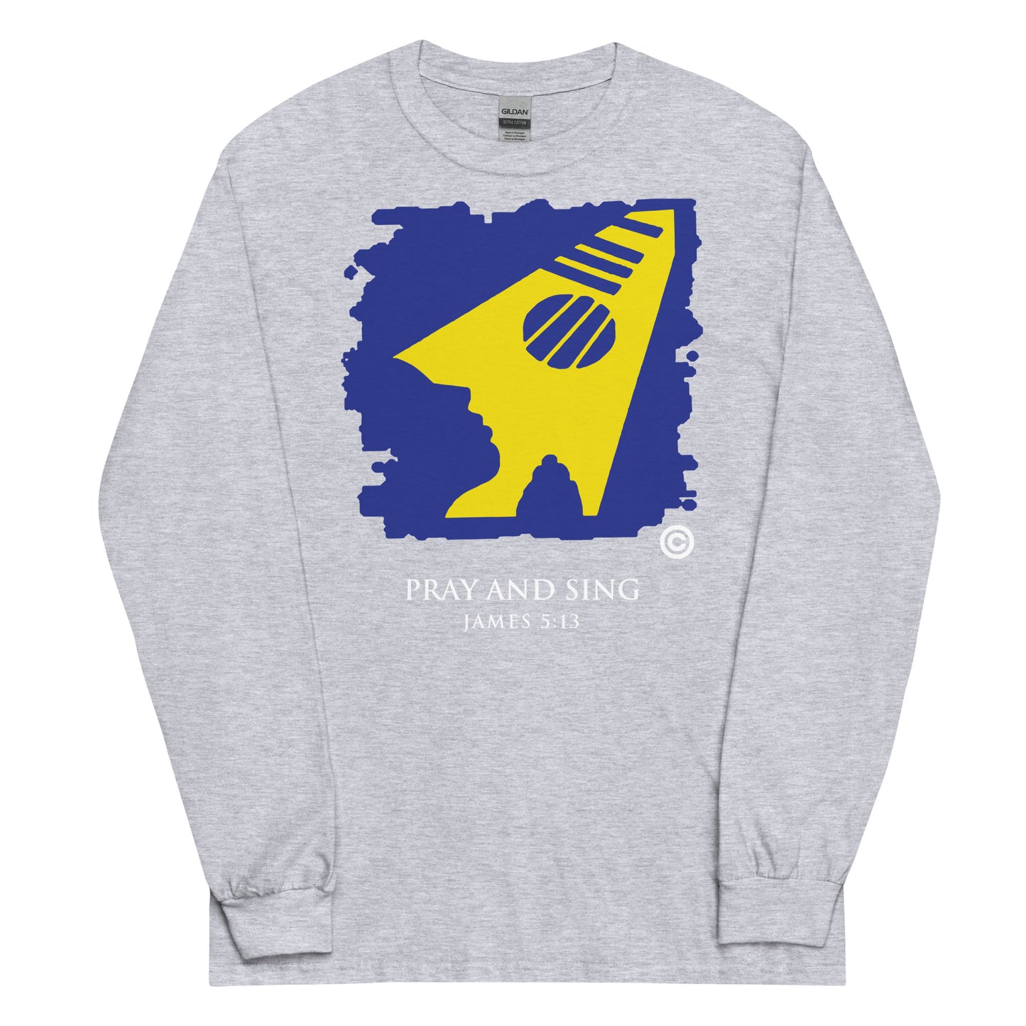 Pray and Sing Men’s Long Sleeve Shirt