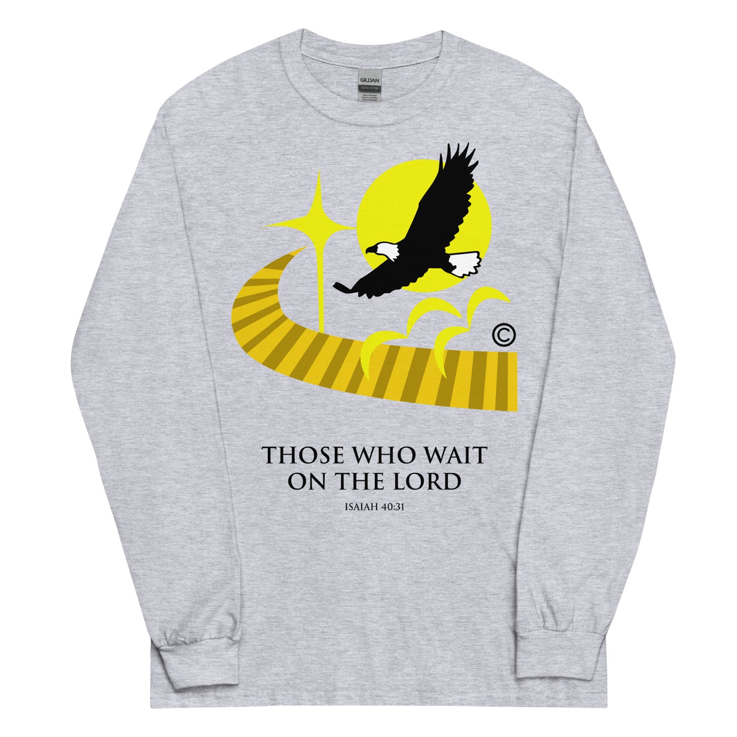 Those Who Wait on the Lord Men’s Long Sleeve Shirt