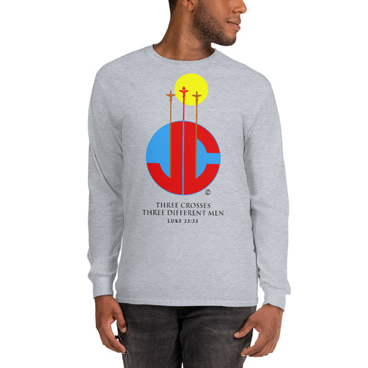 Three Crosses Men’s Long Sleeve Shirt