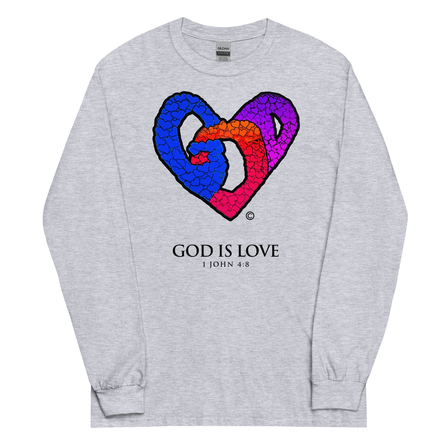 God is Love Men’s Long Sleeve Shirt