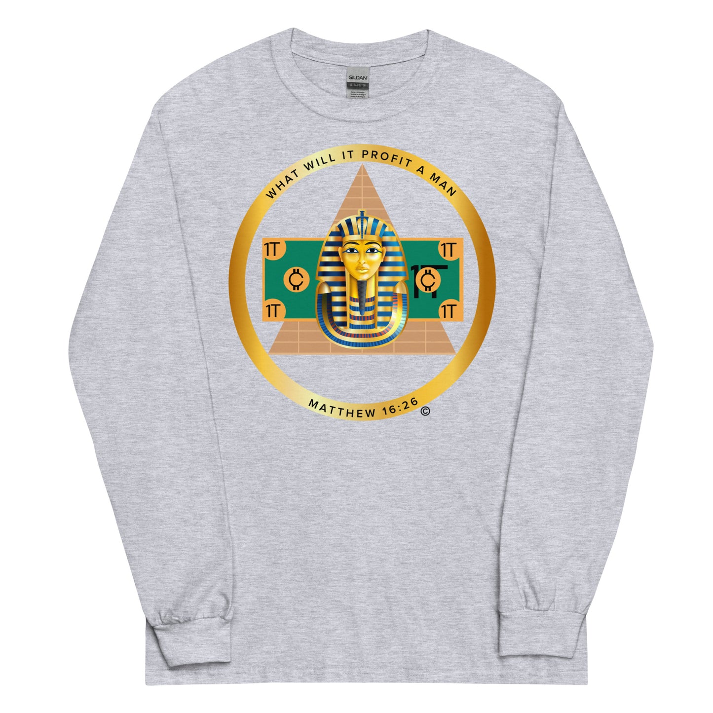 Matthew 16:26 Men’s Long Sleeve Shirt