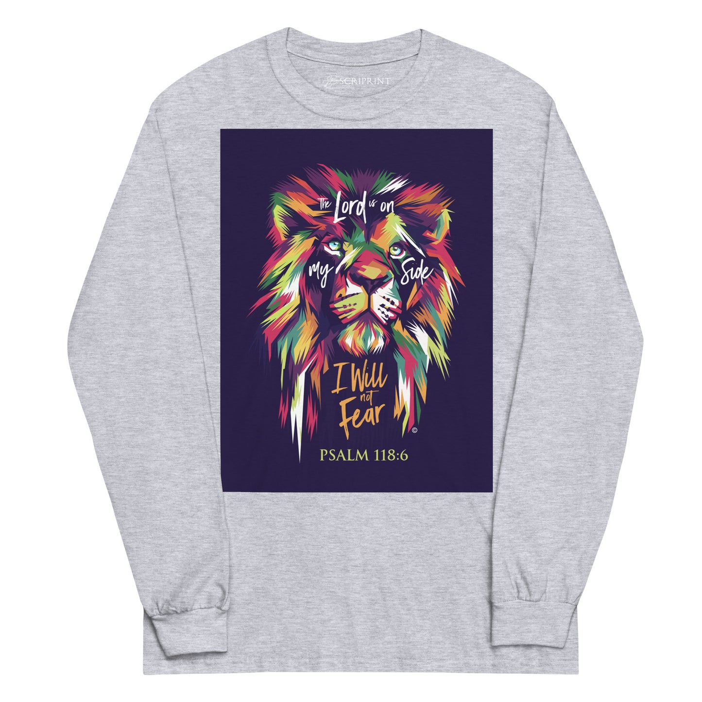I Will Not Fear Men’s Long Sleeve Shirt