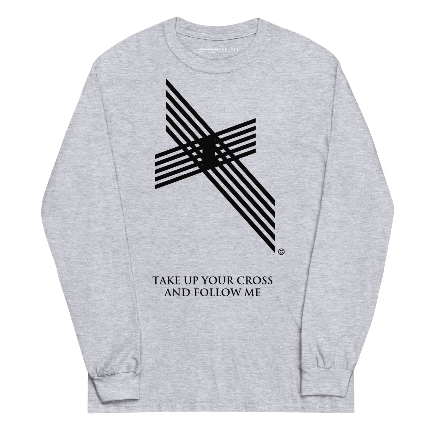 Take Up Your Cross Men’s Long Sleeve Shirt