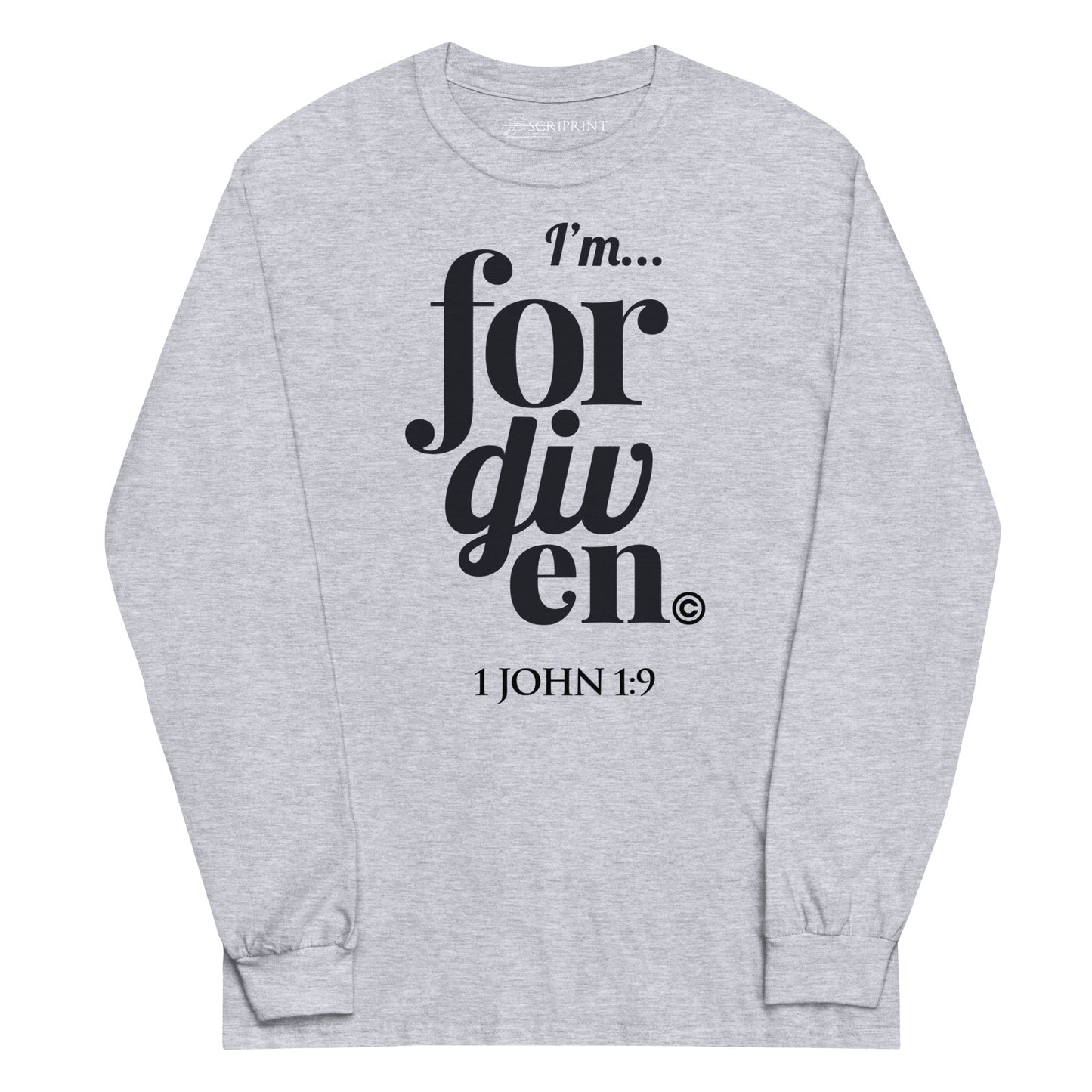 I'm Forgiven Men’s Long Sleeve Shirt