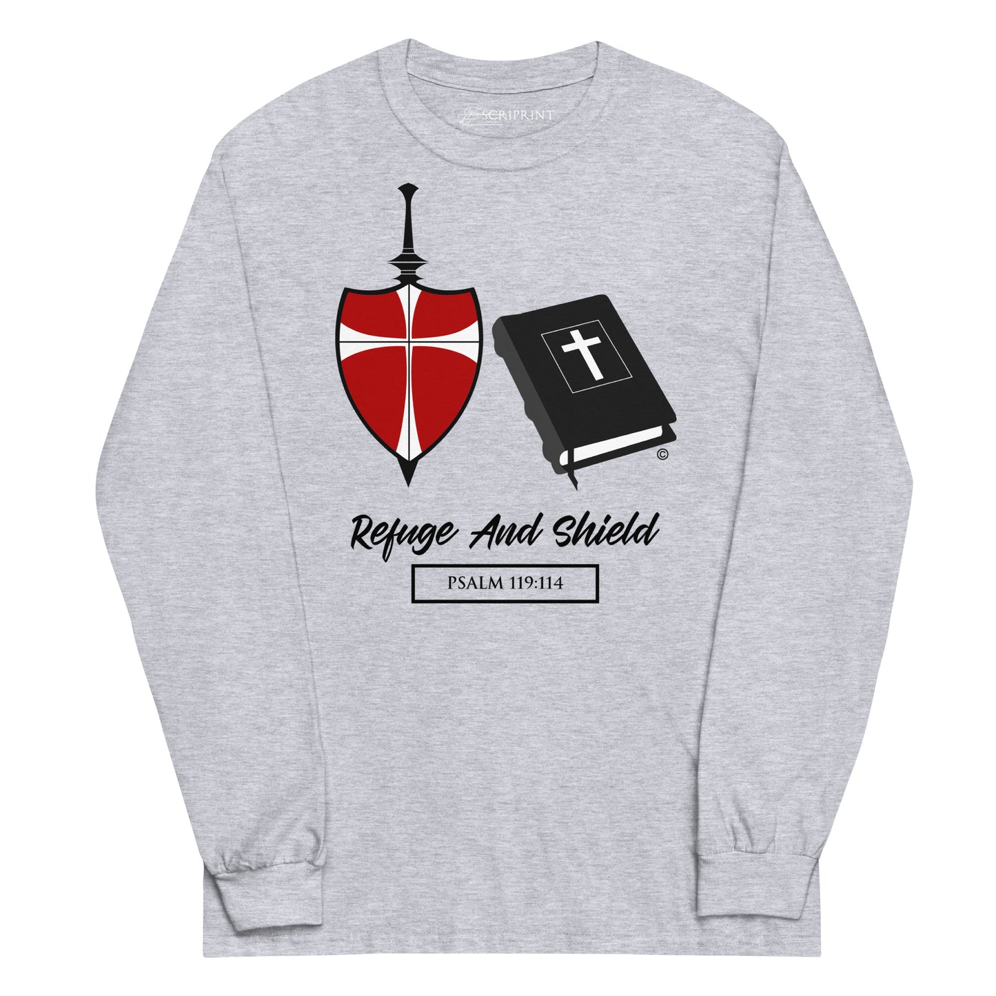 Refuge and Shield Men’s Long Sleeve Shirt