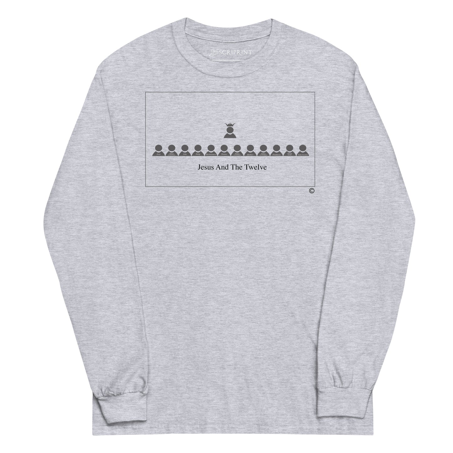 Jesus and the Twelve Men’s Long Sleeve Shirt