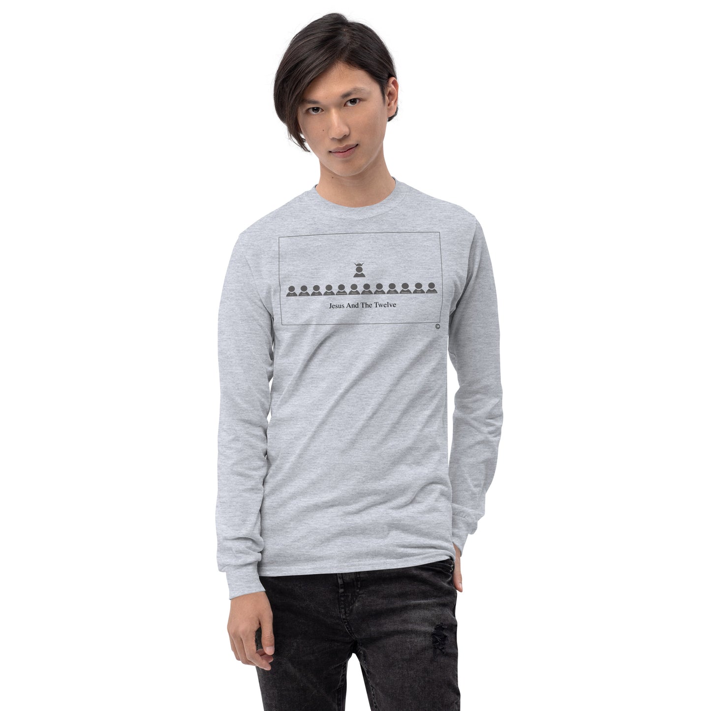 Jesus and the Twelve Men’s Long Sleeve Shirt