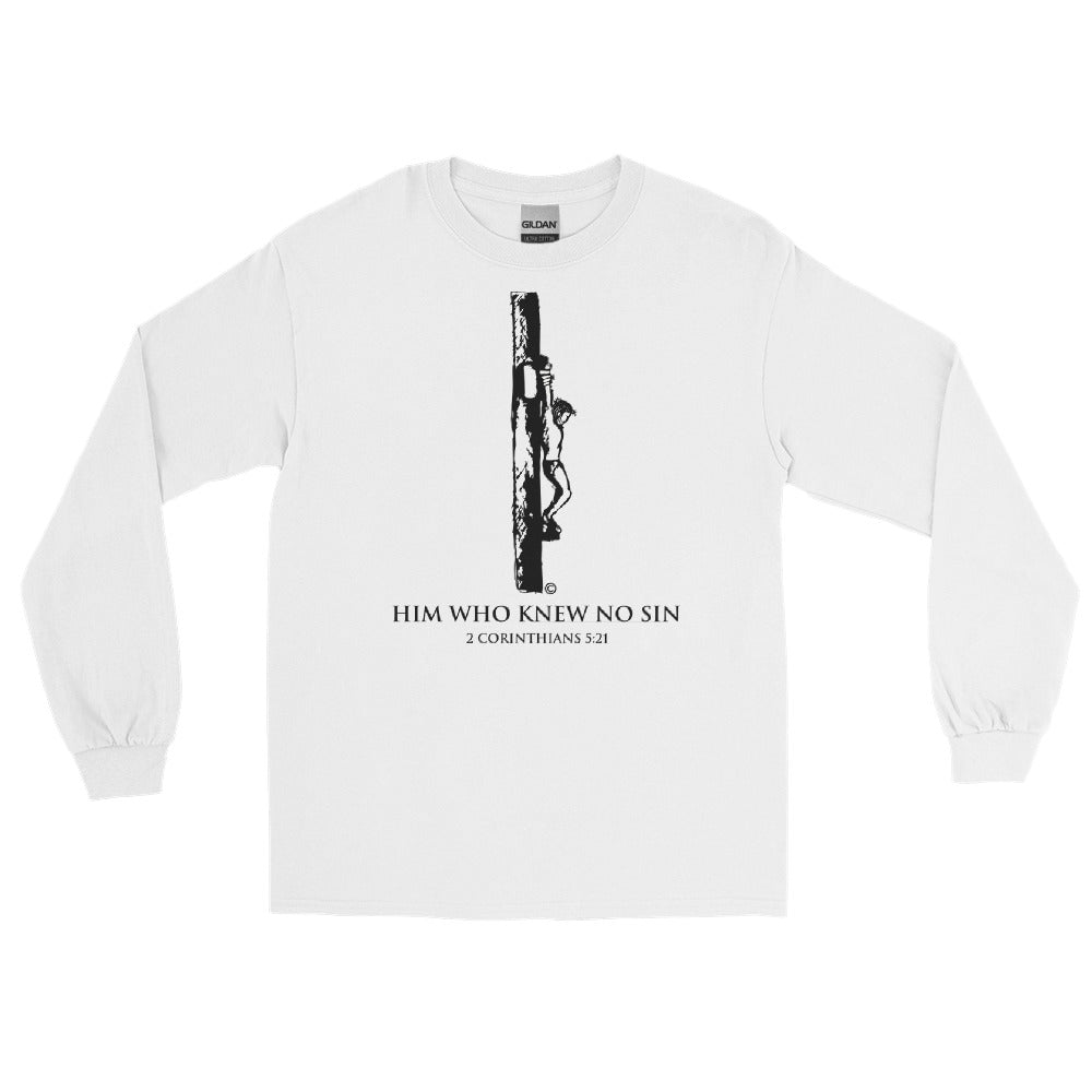Him Who Knew No Sin Men’s Long Sleeve Shirt