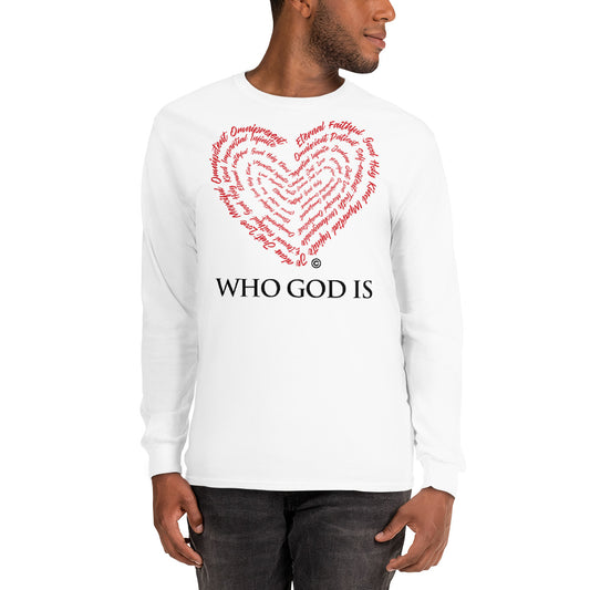 Who God Is Men’s Long Sleeve Shirt