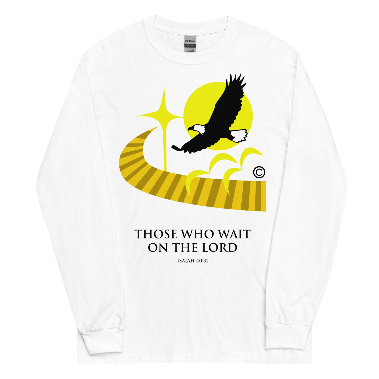 Those Who Wait on the Lord Men’s Long Sleeve Shirt