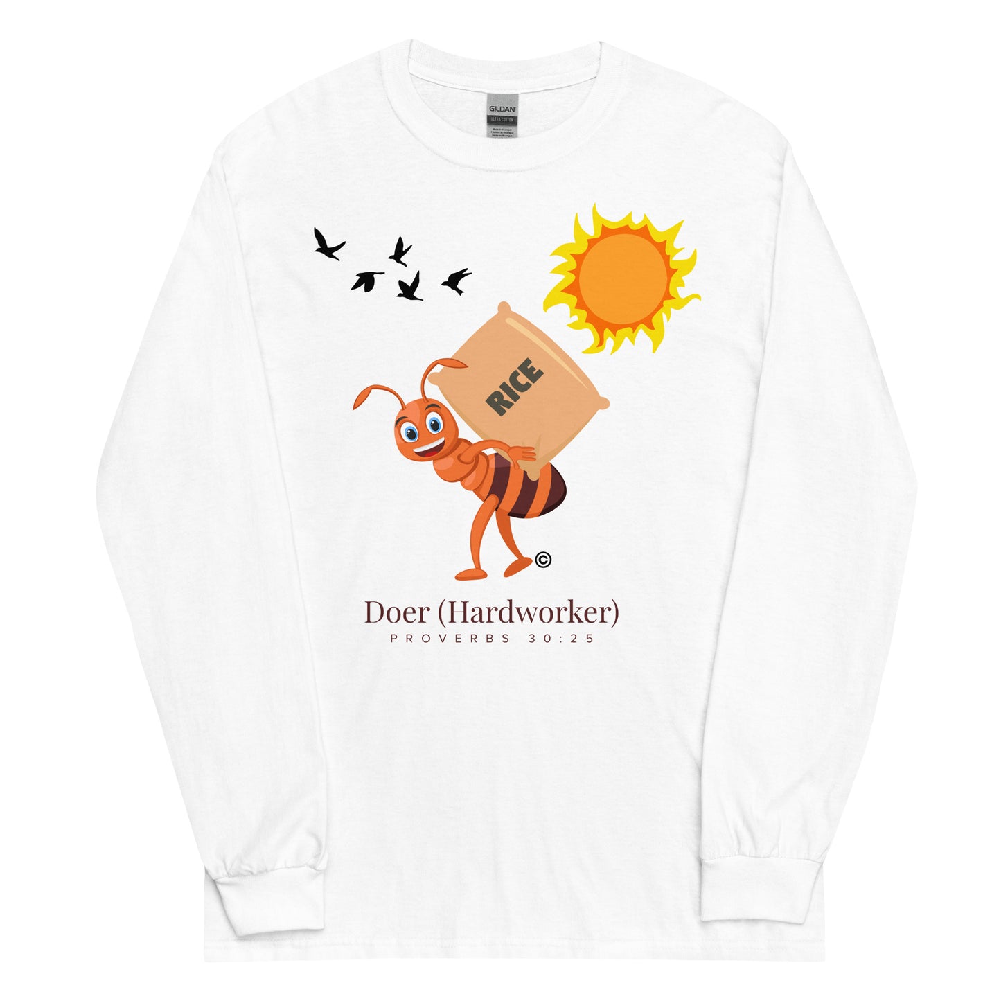 Doer - Hardworker Men’s Long Sleeve Shirt