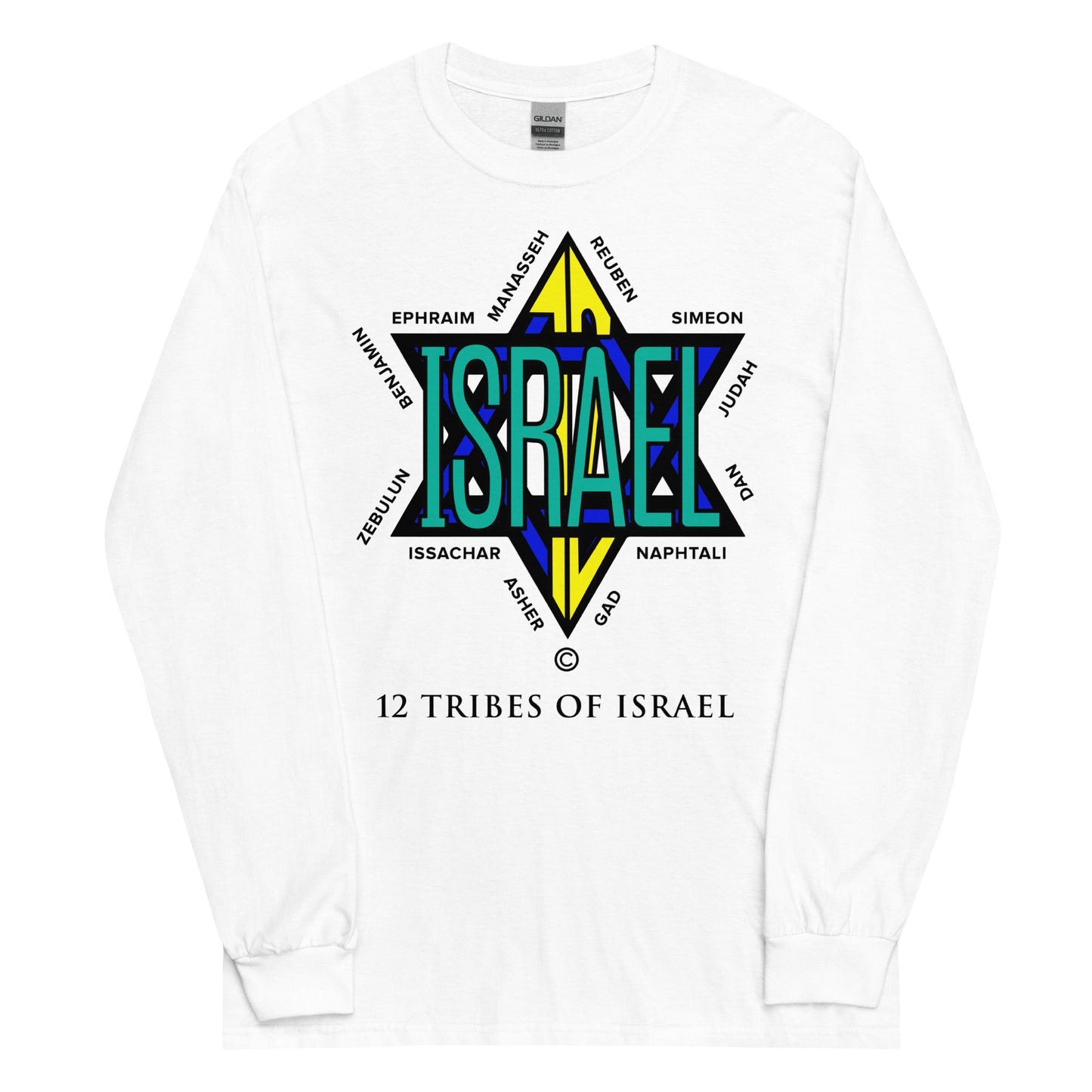 12 Tribes of Israel Men’s Long Sleeve Shirt