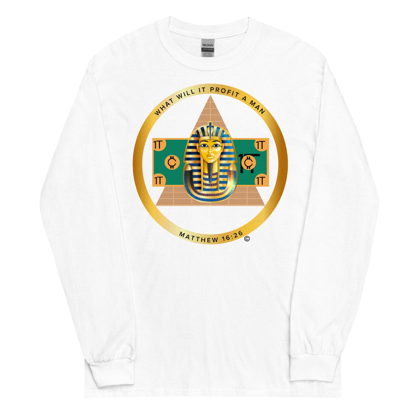 Matthew 16:26 Men’s Long Sleeve Shirt