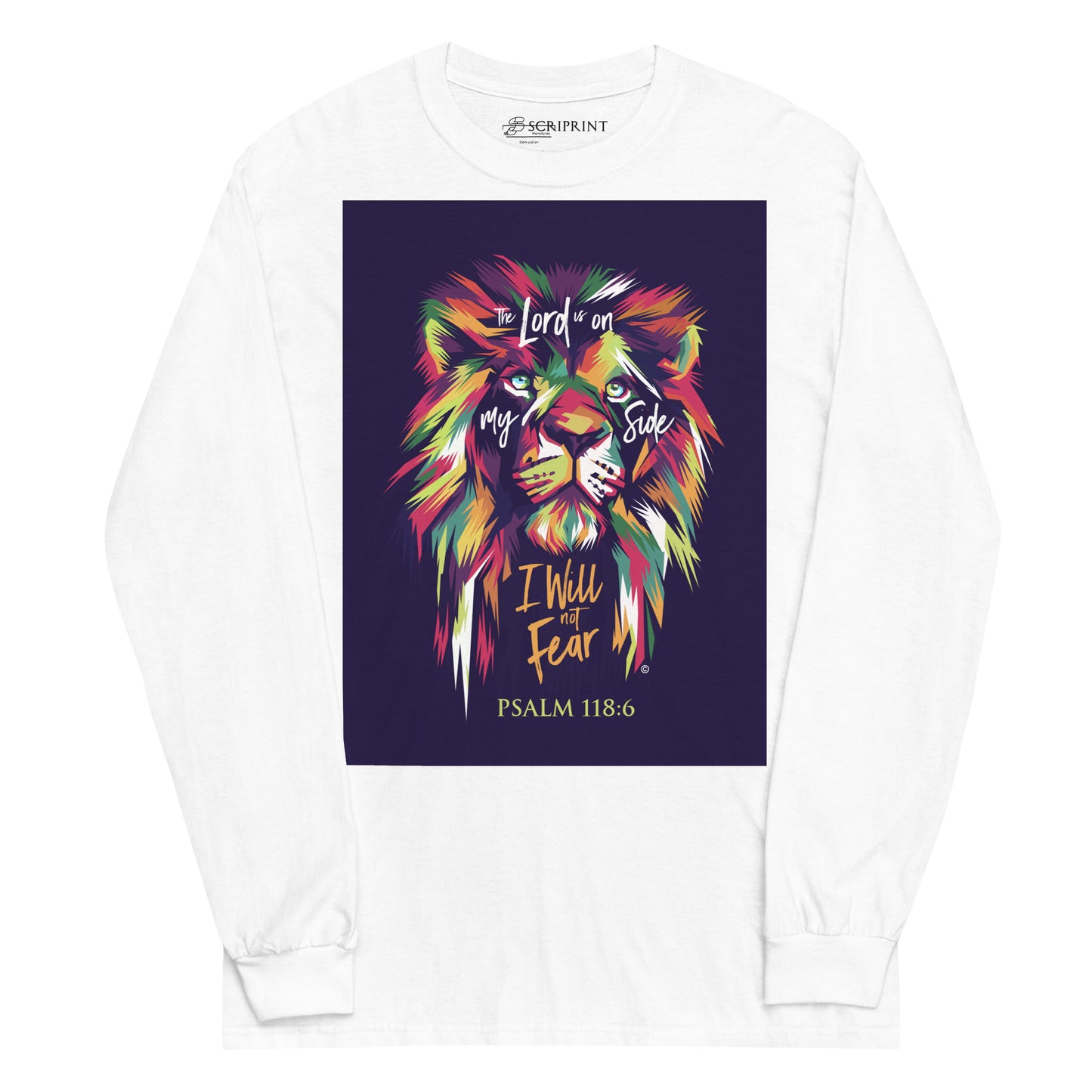 I Will Not Fear Men’s Long Sleeve Shirt