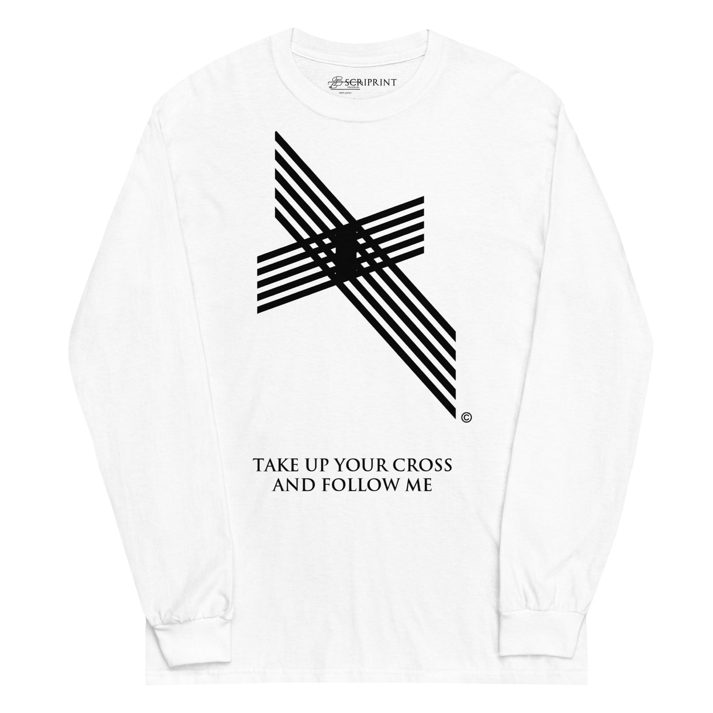 Take Up Your Cross Men’s Long Sleeve Shirt