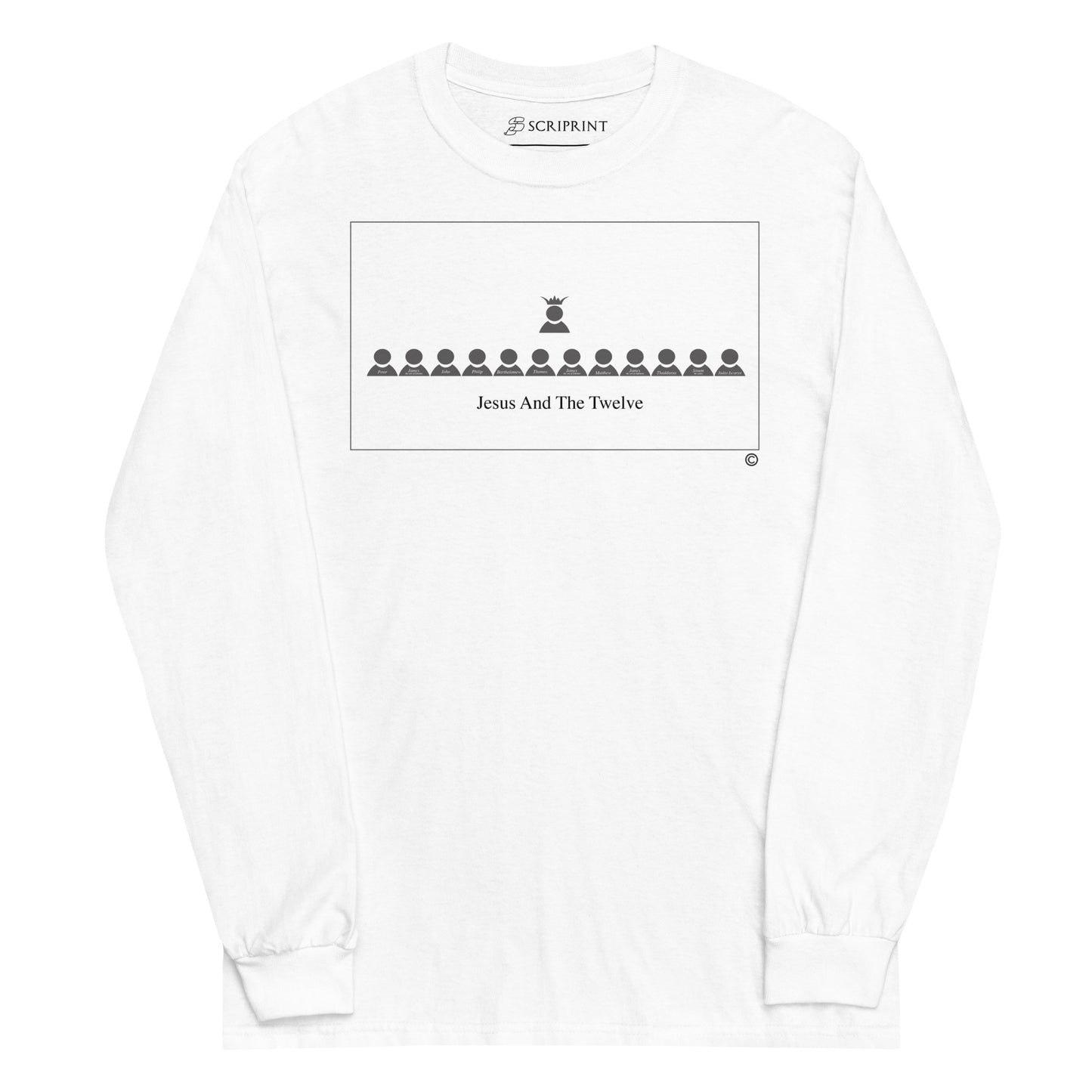 Jesus and the Twelve Men’s Long Sleeve Shirt