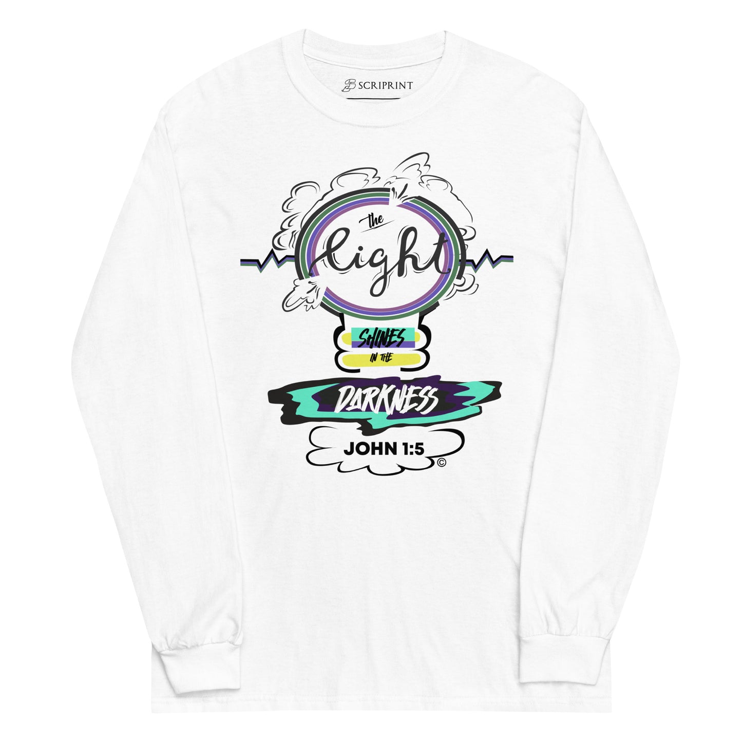 Light in the Darkness Men’s Long Sleeve Shirt