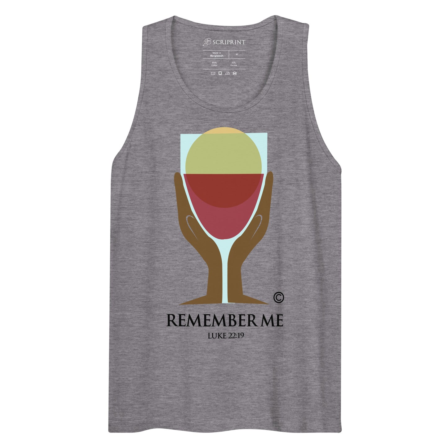 Remember Me Dark-Colored Men’s Premium Tank Top