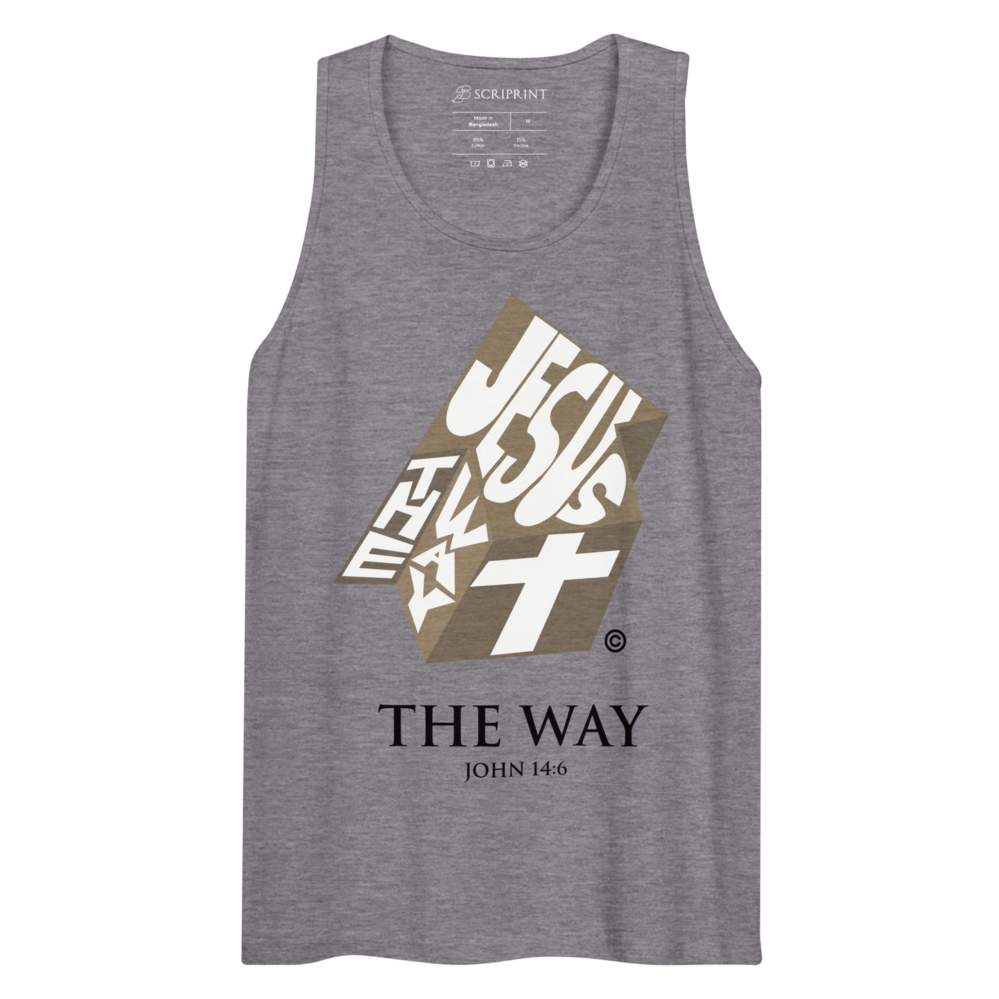 The Way Dark-Colored Men’s Premium Tank Top