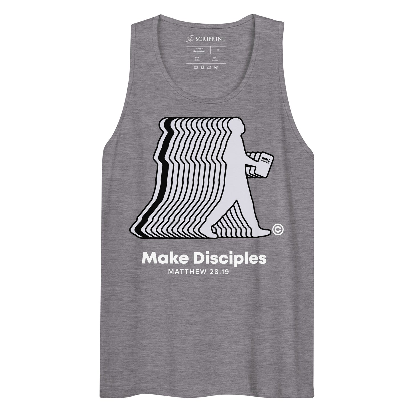 Make Disciples Men’s Dark-Colored Premium Tank Top