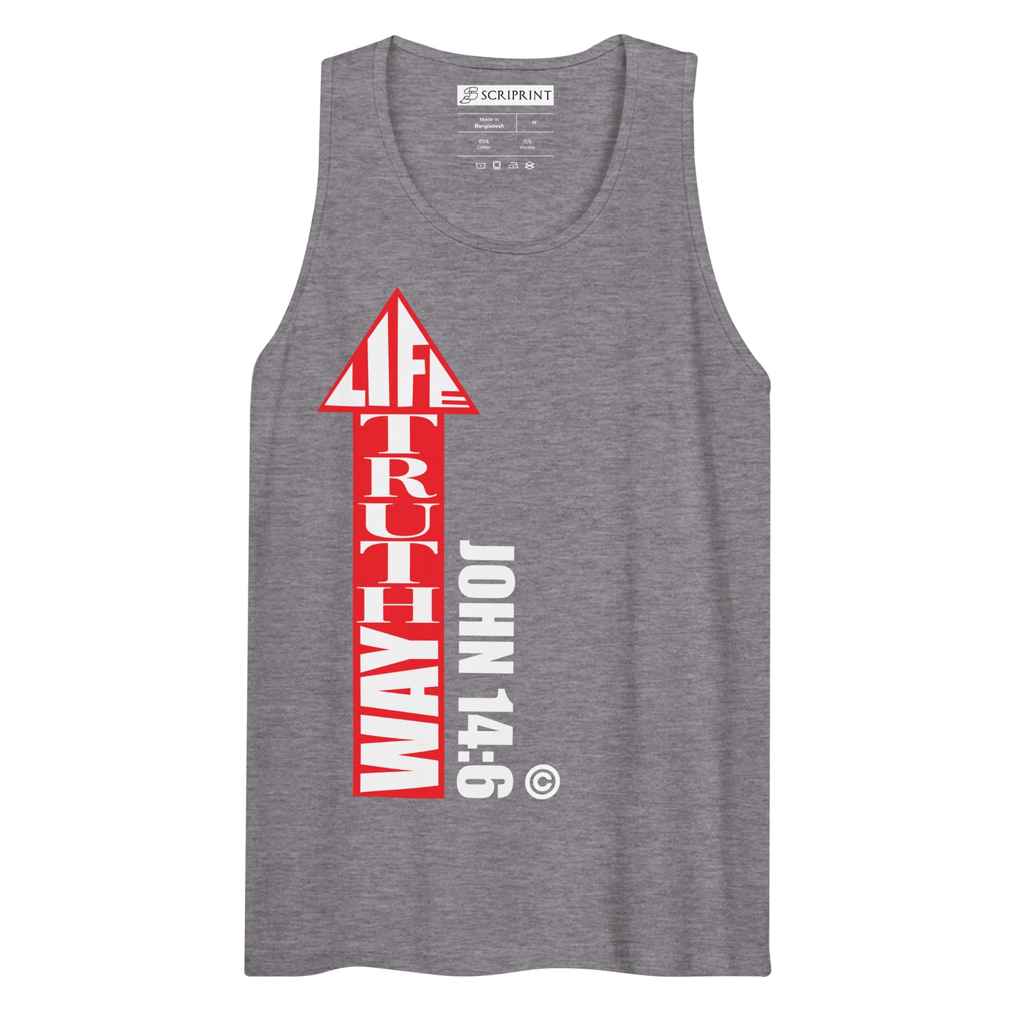 Way Truth Life Men’s Premium Tank Top