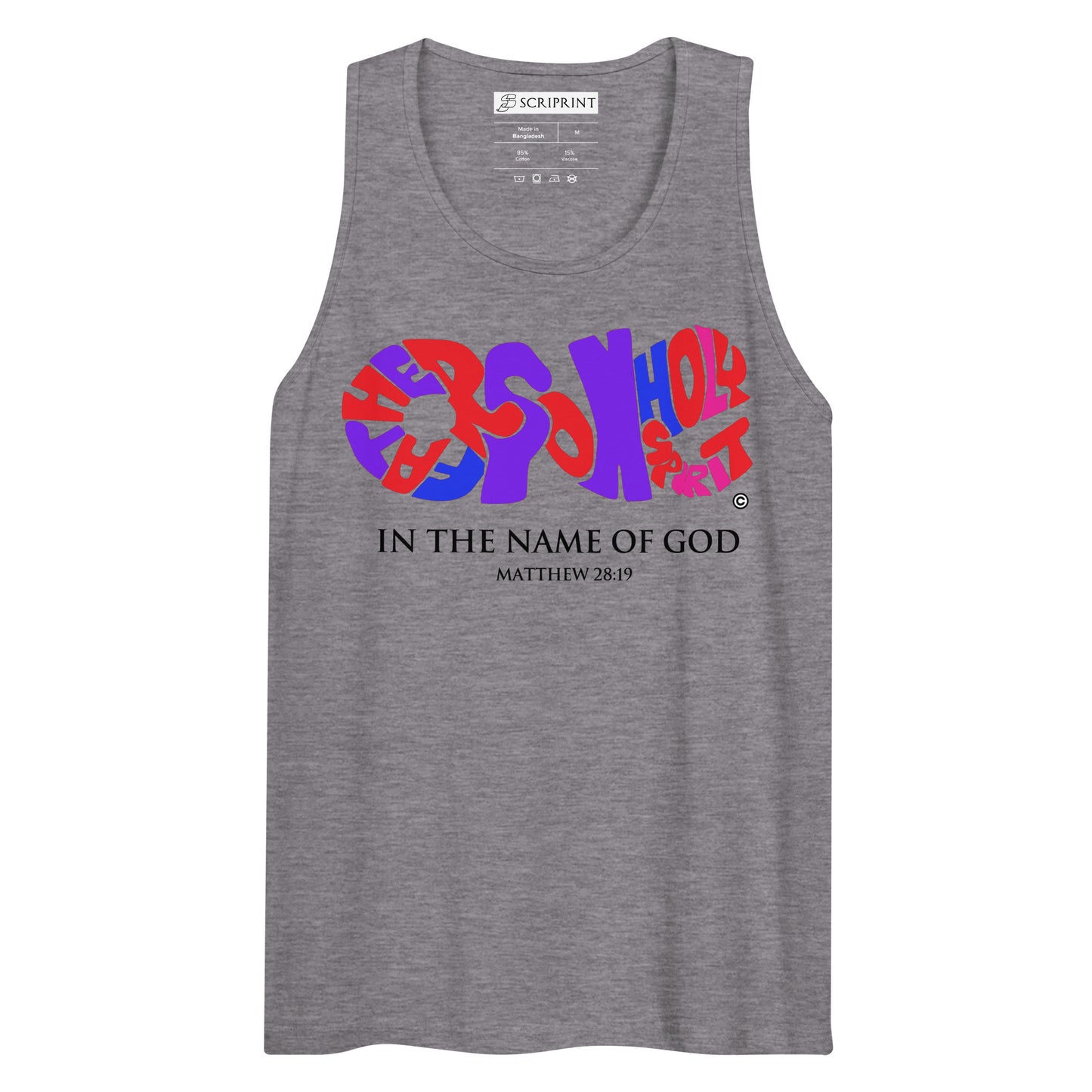 In the Name of God Men’s Premium Tank Top