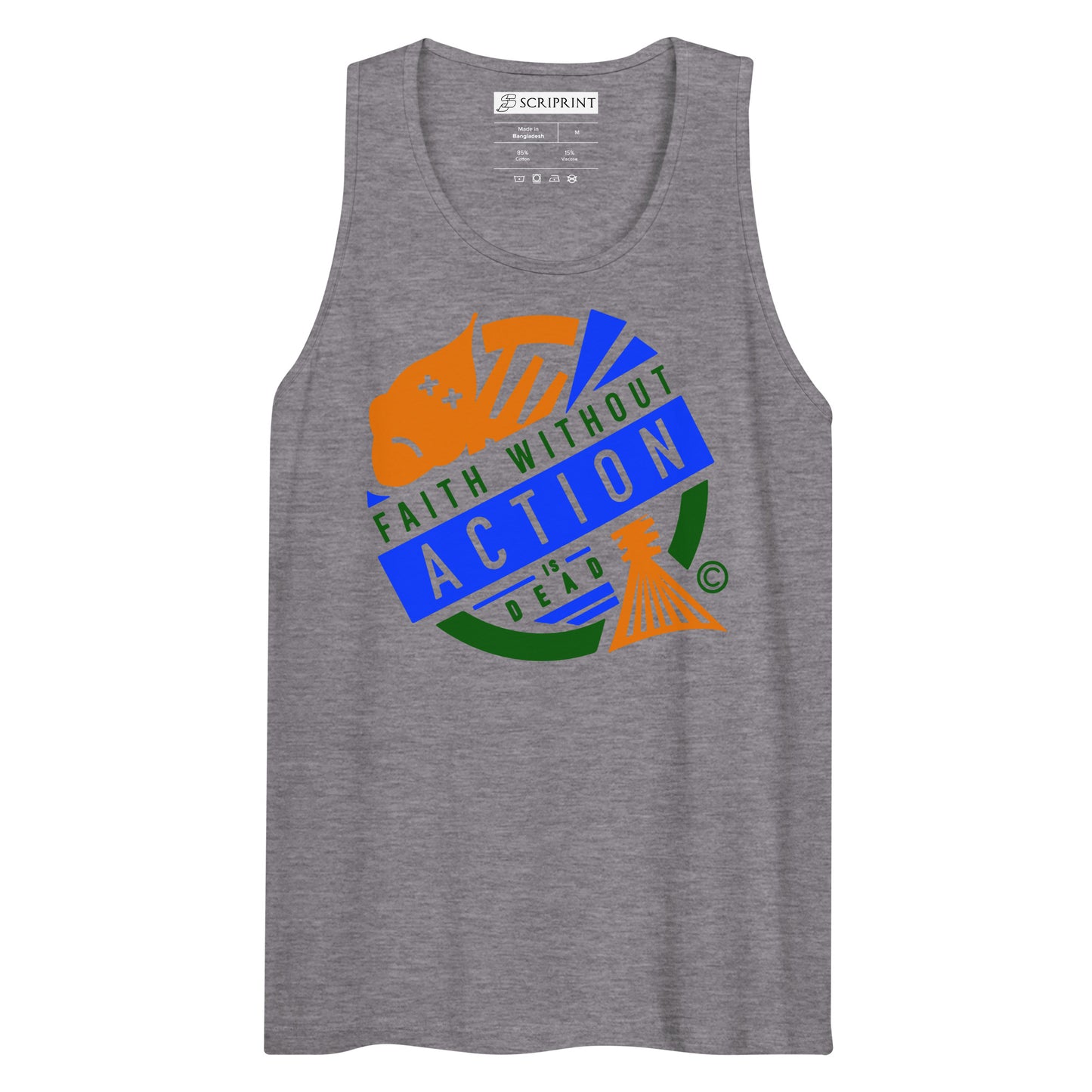 Faith Without Action is Dead Men’s Premium Tank Top