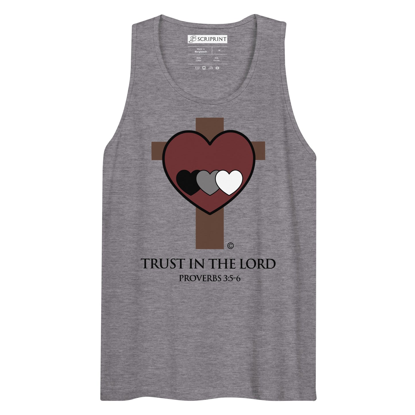Trust in the Lord Men’s Premium Tank Top