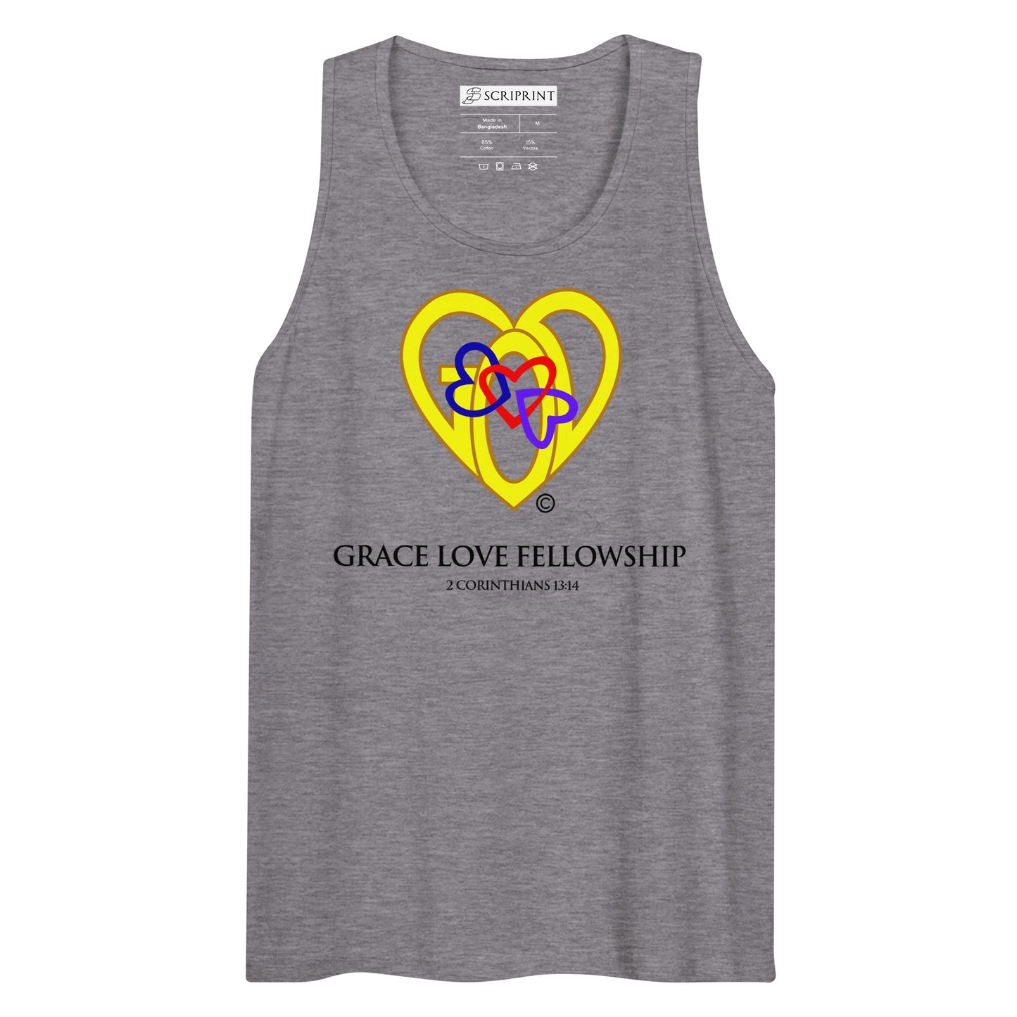 Grace Love Fellowship Men’s Premium Tank Top