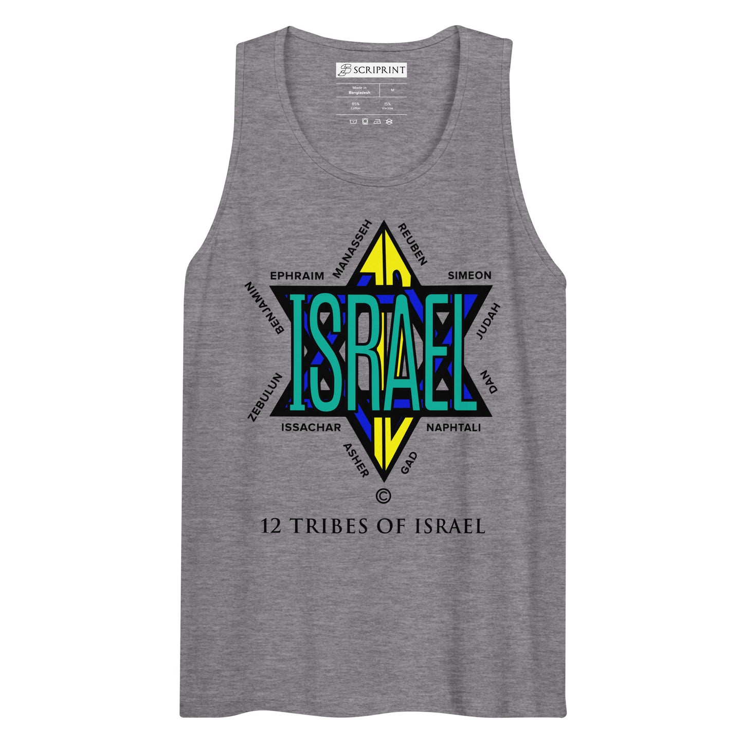 12 Tribes of Israel Men’s Premium Tank Top