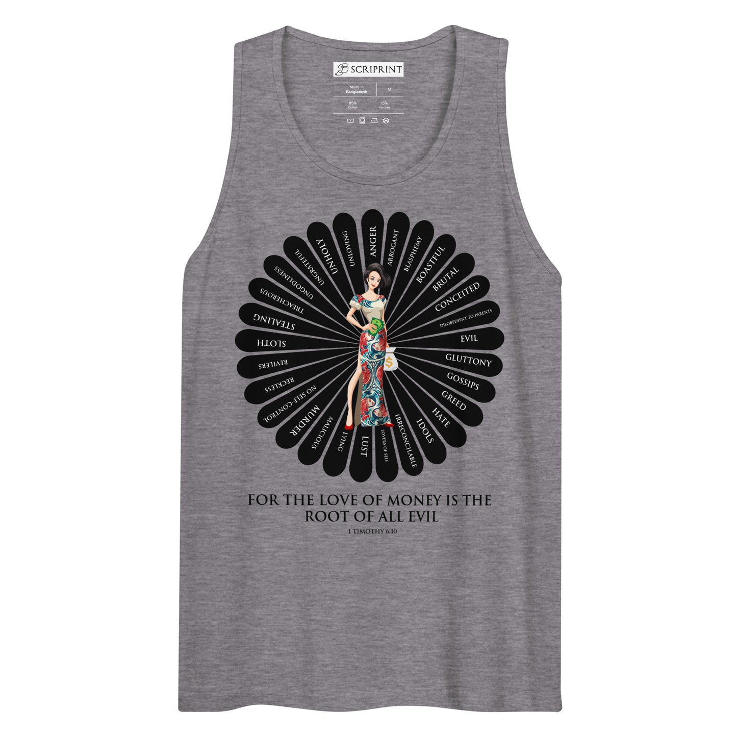 For the Love of Money Men’s Premium Tank Top