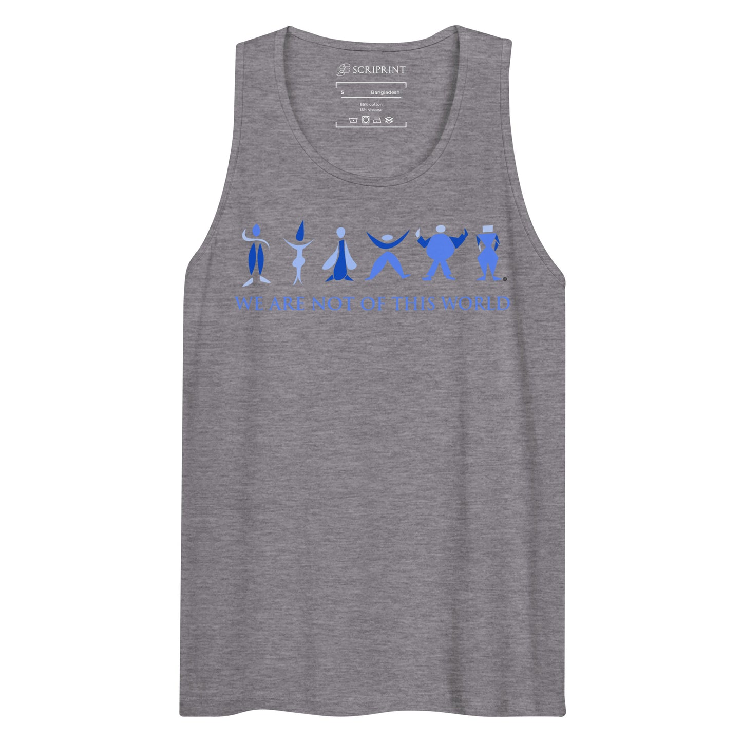 We Are Not of This World Men’s Premium Tank Top