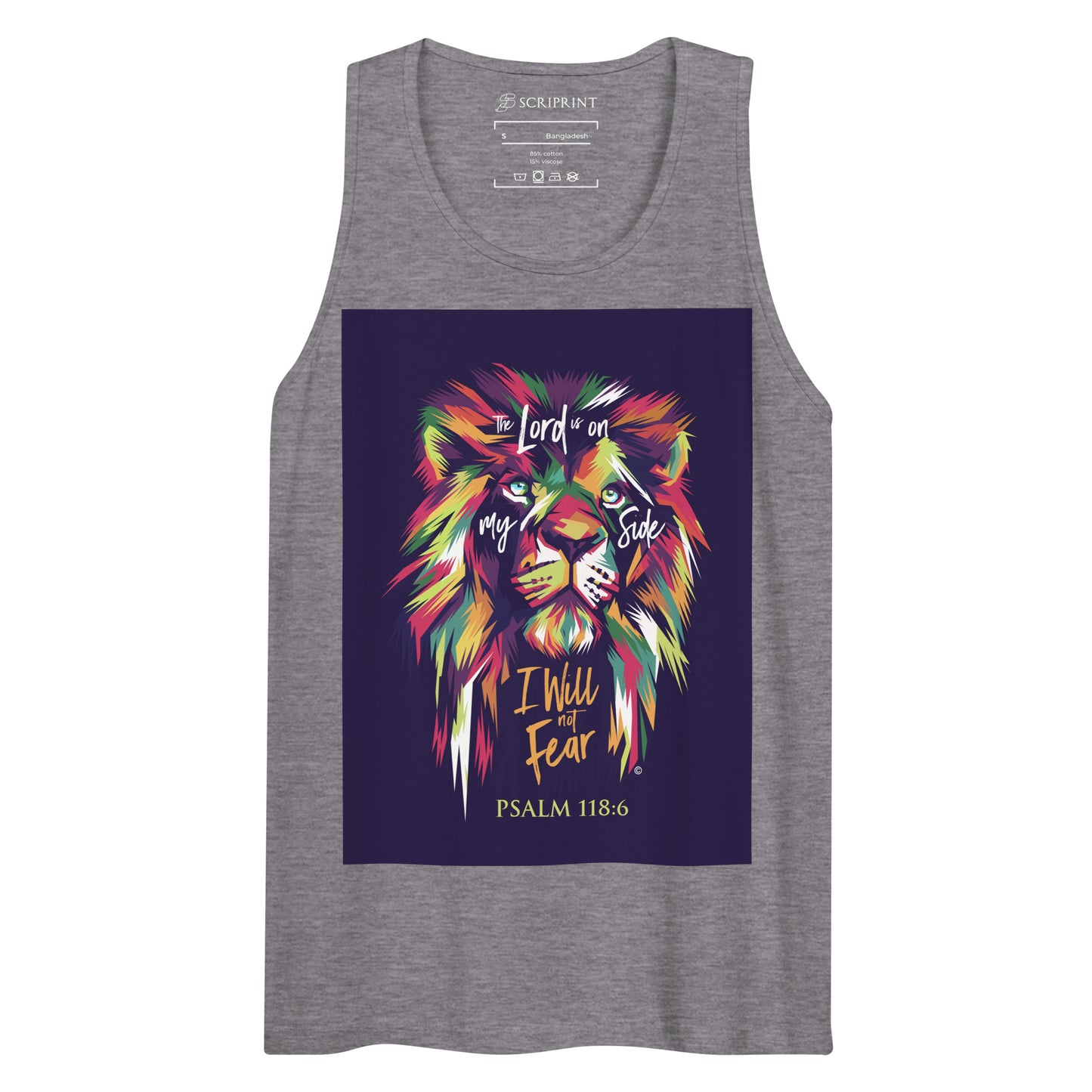 I Will Not Fear Men’s Premium Tank Top
