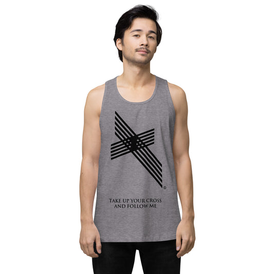 Take Up Your Cross Men’s Premium Tank Top
