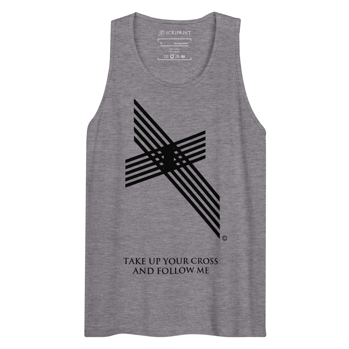 Take Up Your Cross Men’s Premium Tank Top