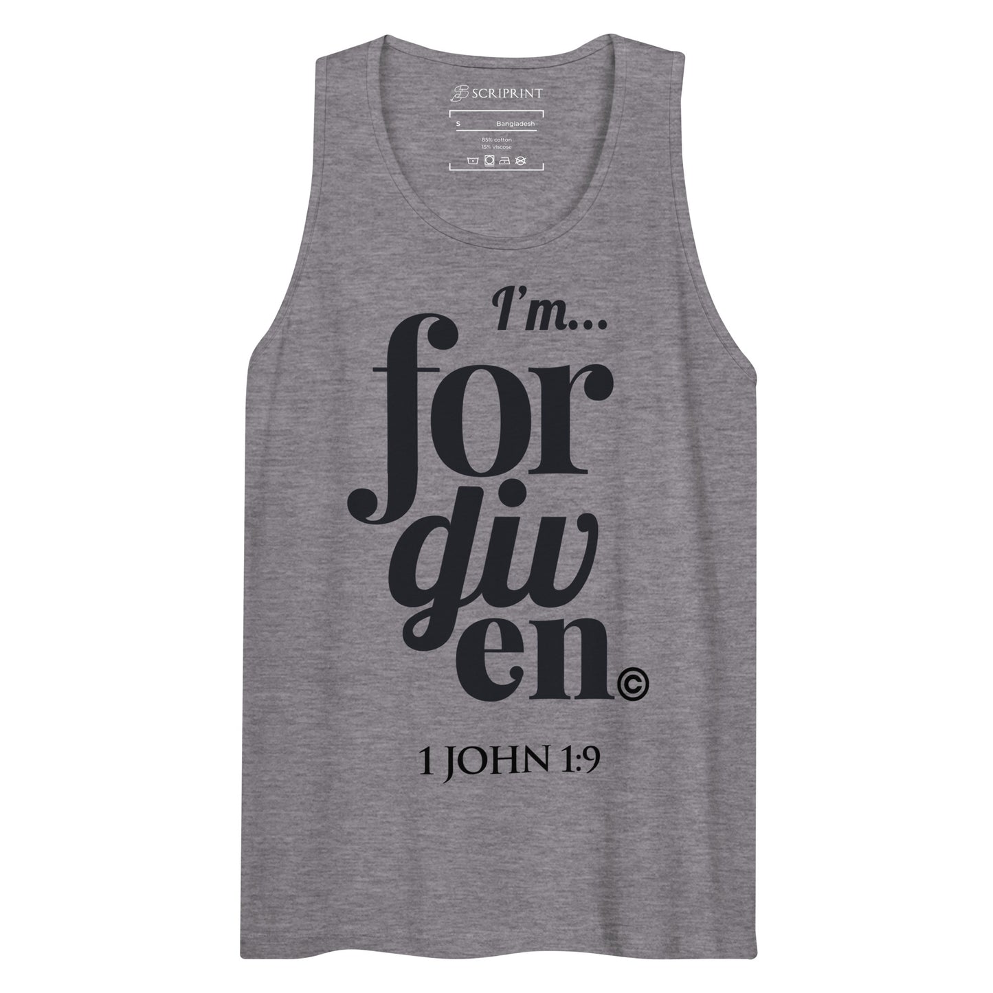 I'm Forgiven Men’s Premium Tank Top