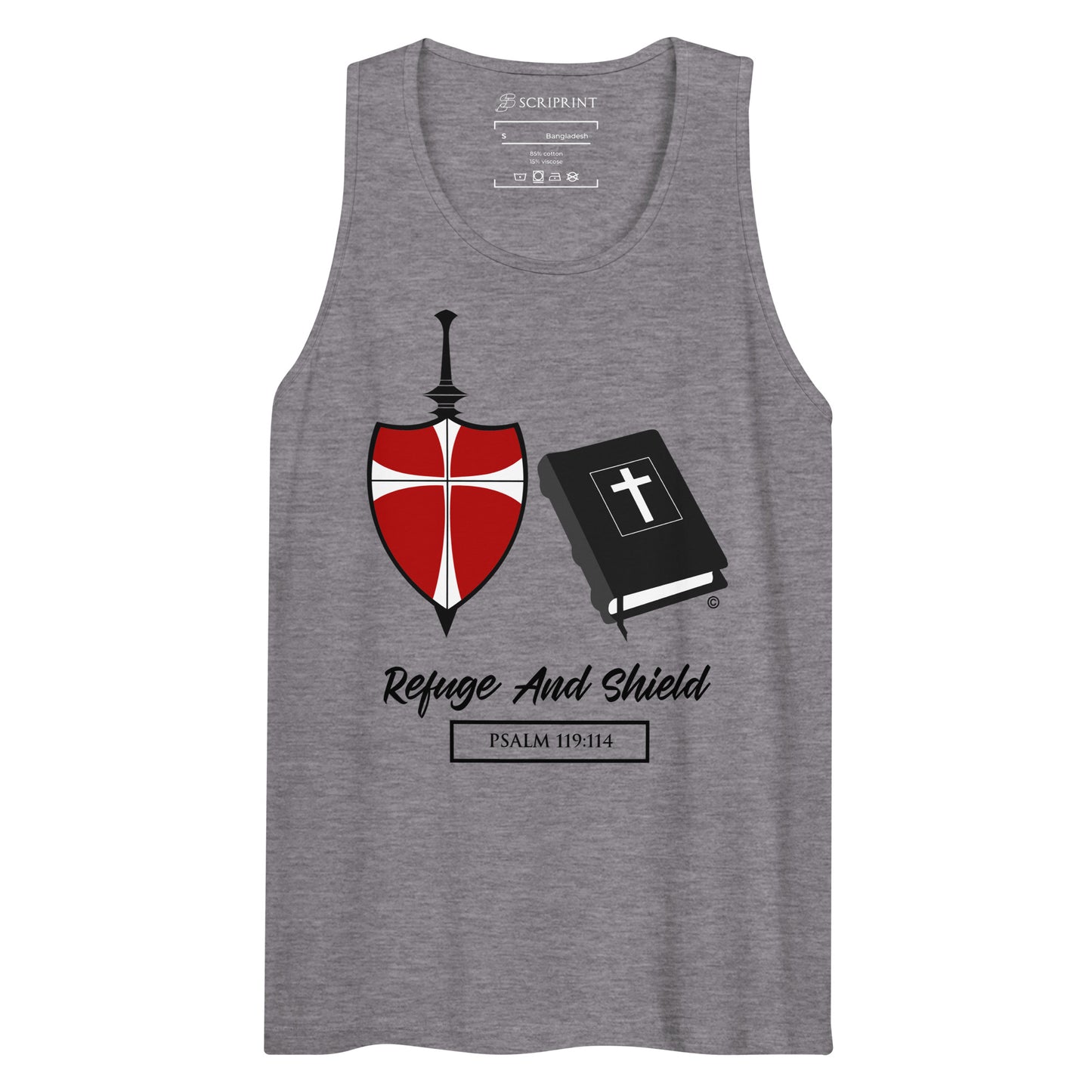 Refuge and Shield Men’s Premium Tank Top