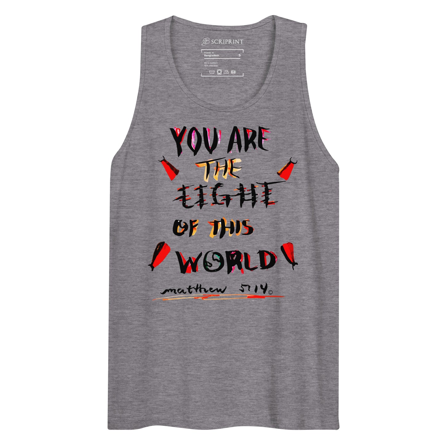 Light of This World Men’s Premium Tank Top