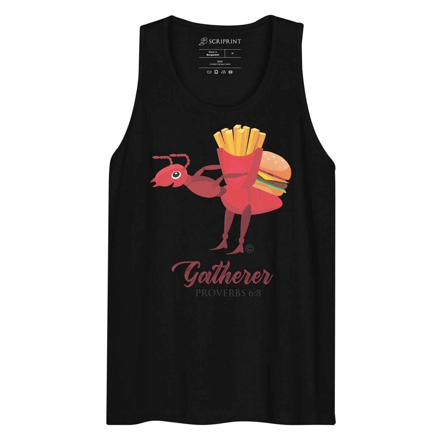 Gatherer Dark-Colored Men’s Premium Tank Top