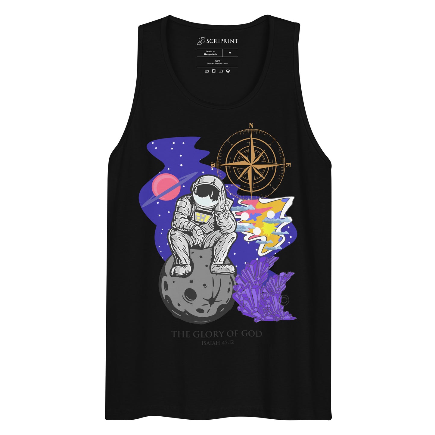 The Glory of God Dark-Colored Men’s Premium Tank Top