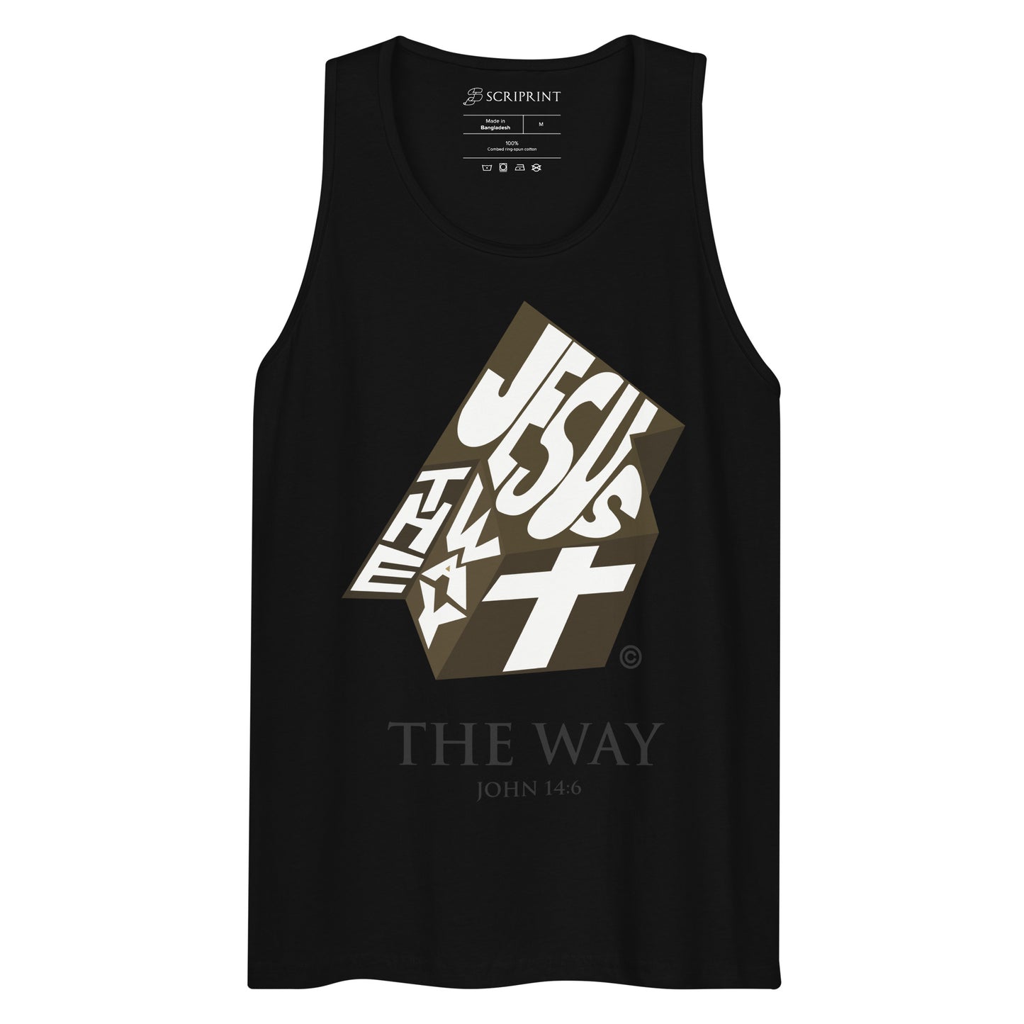 The Way Dark-Colored Men’s Premium Tank Top