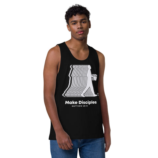 Make Disciples Men’s Dark-Colored Premium Tank Top