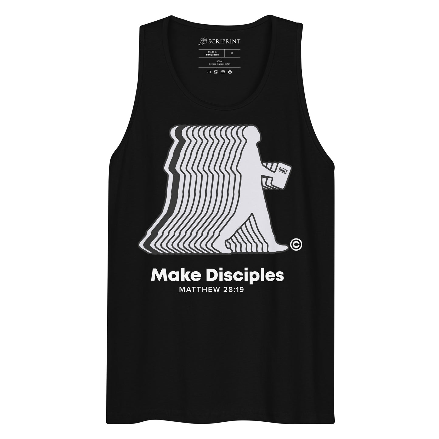Make Disciples Men’s Dark-Colored Premium Tank Top
