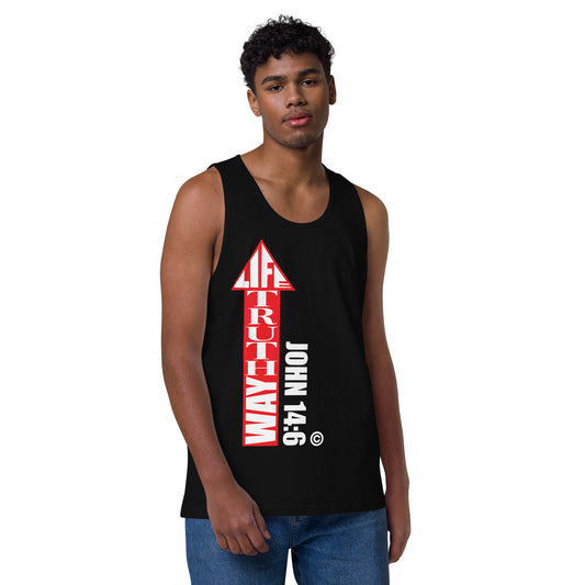 Way Truth Life Men’s Premium Tank Top