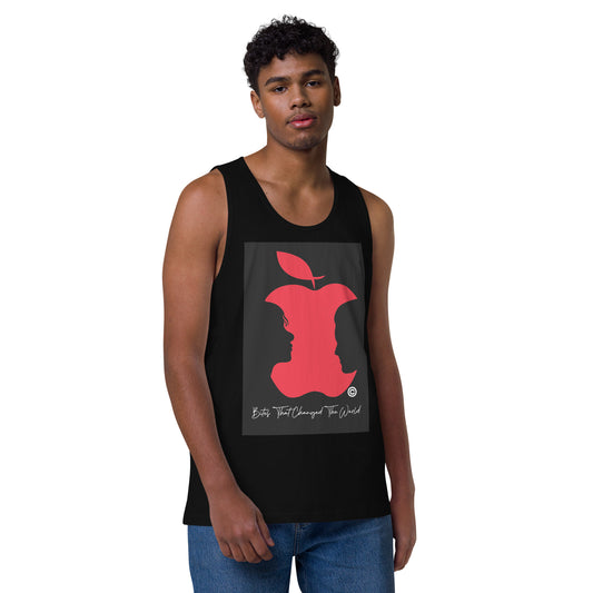 Bites That Changed the World Men’s Premium Tank Top