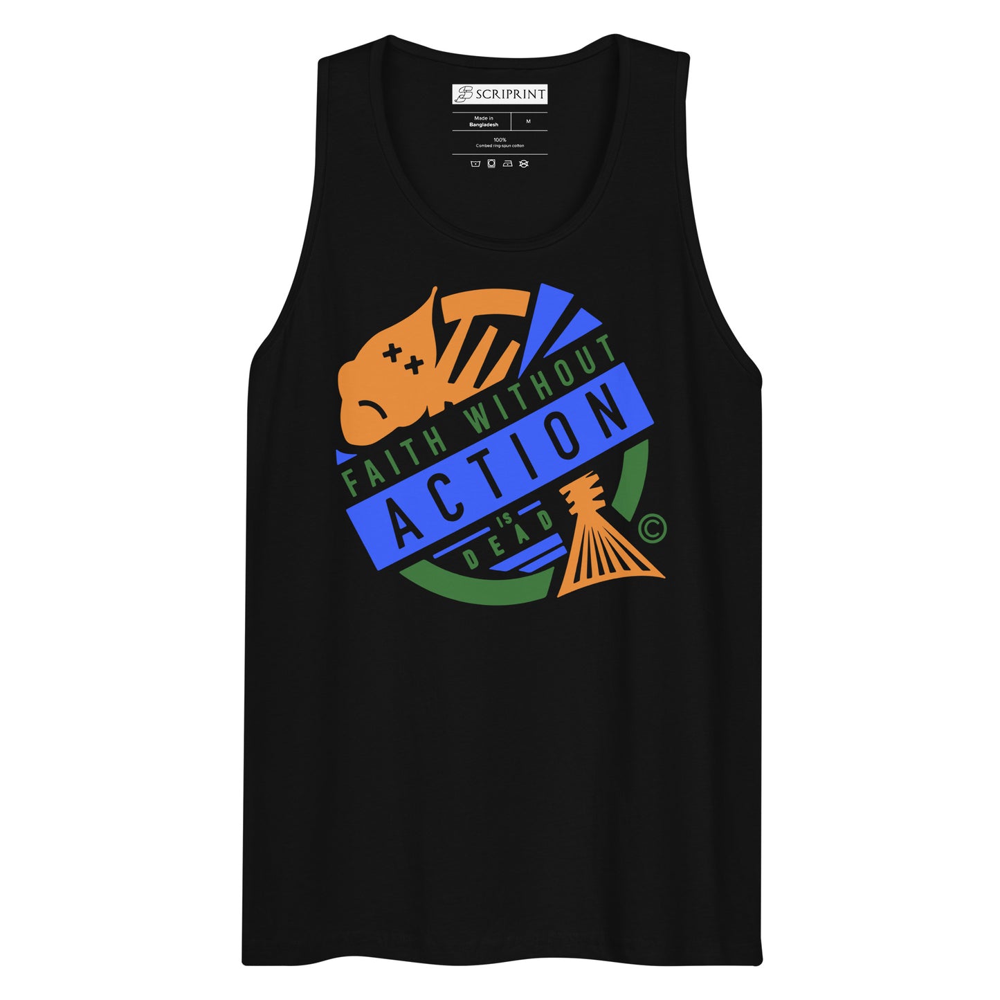 Faith Without Action is Dead Men’s Premium Tank Top